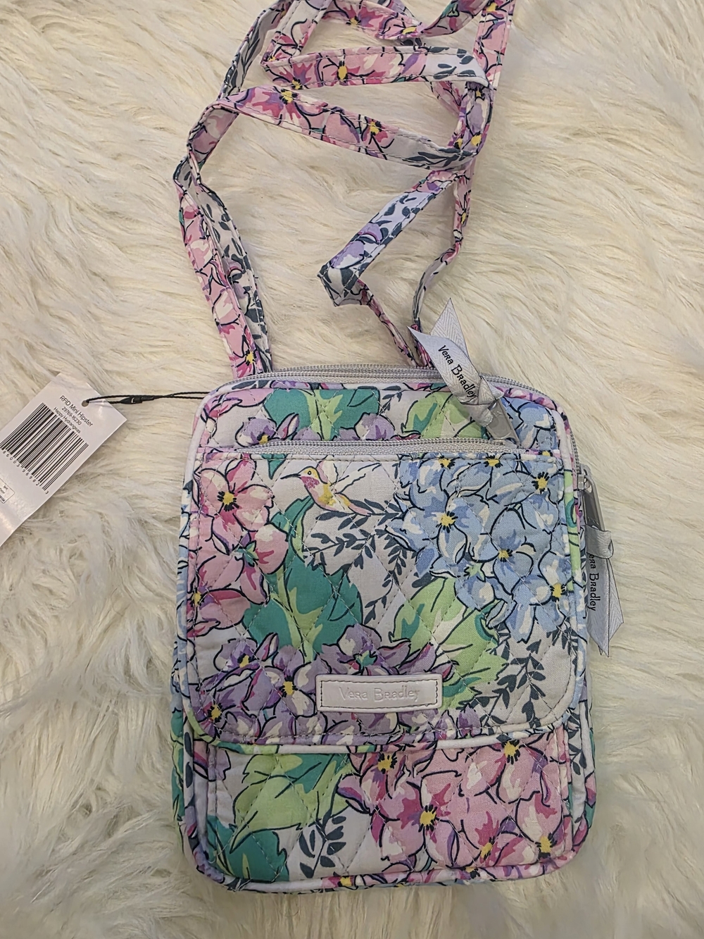 Vera Bradley RFID Mini Hipster Floral Crossbody Bag Multicolor